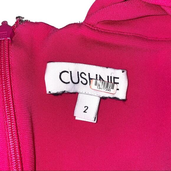 Cushnie One Shoulder Dress sz 2 - Picture 5 of 10